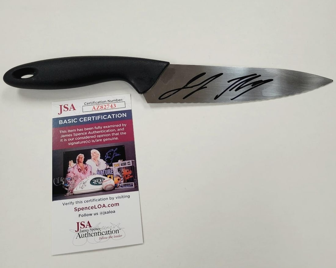 Jennifer Tilly Autographed Chucky Real Knife JSA COA (1 of 5)