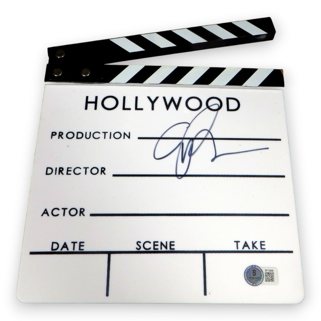 Guy Pearce Signed Movie Clapper Memento The Brutalist Beckett Authenticated: Guy Pearce Signed Movie Clapper Memento The Brutalist Beckett Authenticated This iconic movie clapper, autographed by the talented actor Guy Pearce, is a must-have for any film memorabilia collector.