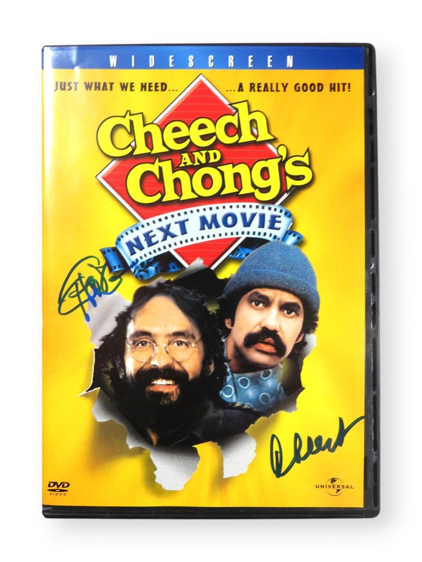 Next Movie DVD Cover Signed by Cheech Marin and Tommy Chong BAS Authenticated: Next Movie DVD Cover Signed by Cheech Marin and Tommy Chong BAS Authenticated This is an original DVD cover for "Next Movie" signed by both Cheech Marin and Tommy Chong. The autographs have been