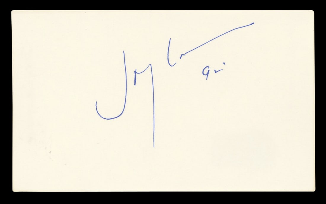 Joey Lawrence Signed 3x5 Index Card Melissa & Joey BAS Authenticated (1 of 5)