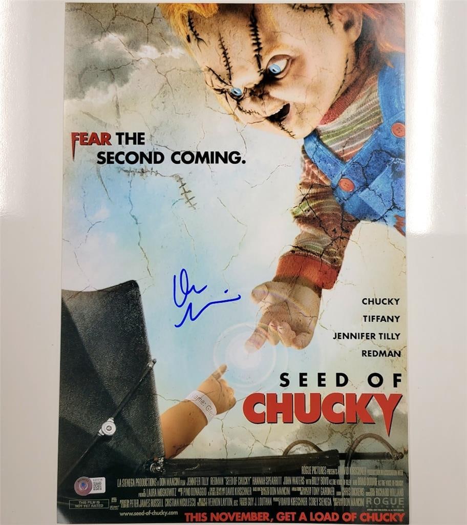 Don Mancini Signed Seed of Chucky 12x18 Photo Beckett Authenticated (1 of 3)
