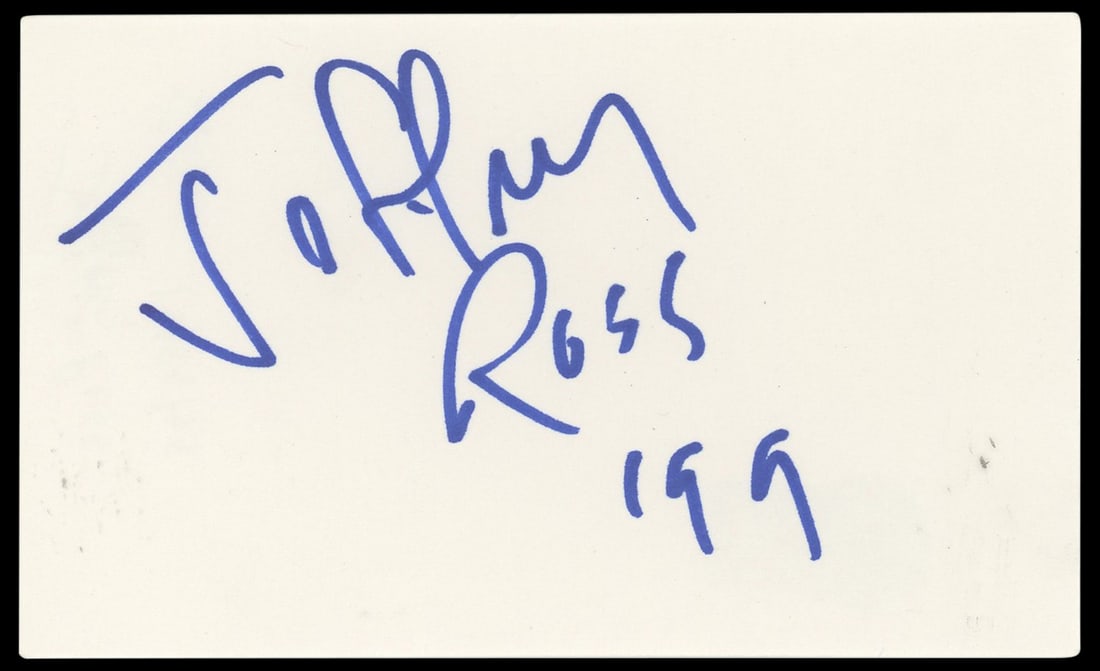 Jeffrey Ross Authentic Signed 3x5 Index Card with Beckett Authentication (1 of 2)