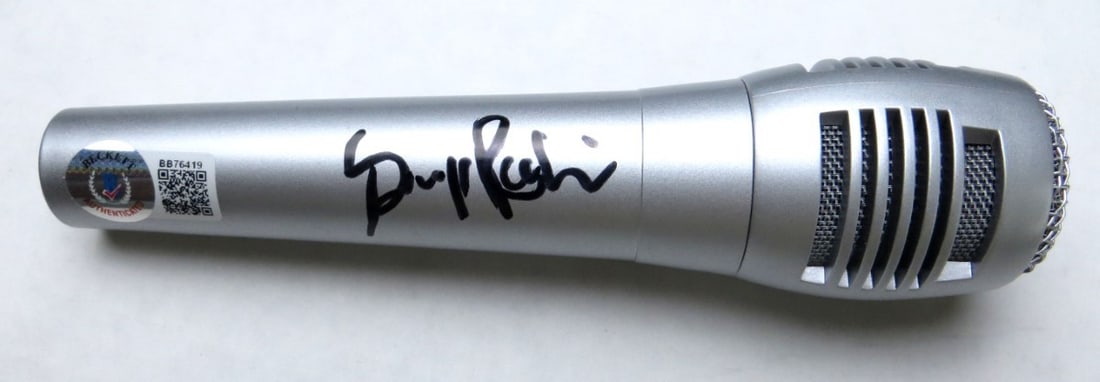 Microphone Autographed by Gregg Rollie Beckett Authenticated: Microphone Autographed by Gregg Rollie Beckett Authenticated This is an original microphone autographed by Gregg Rollie, noted for his association with Journey and Santana. The autograph has been auth