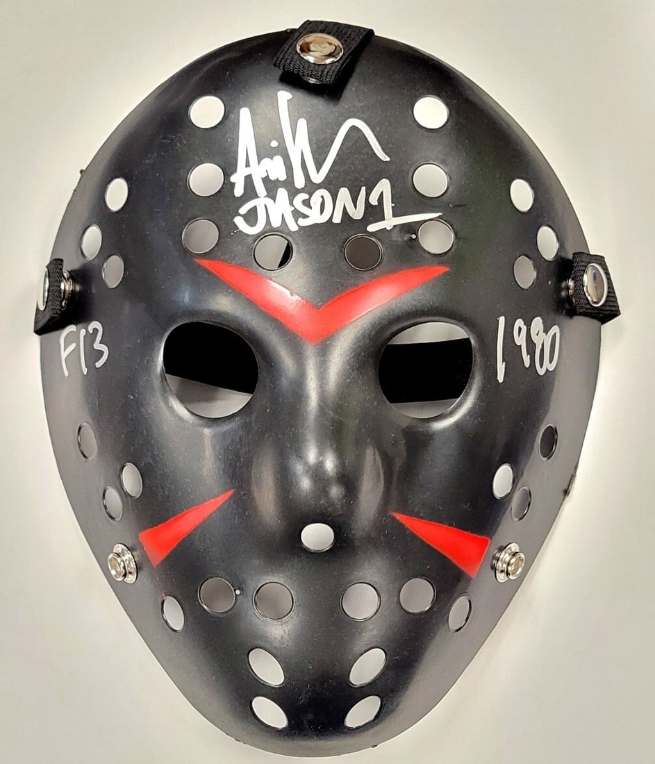 Friday the 13th Jason Mask Signed by Ari Lehman Beckett Authenticated (1 of 4)