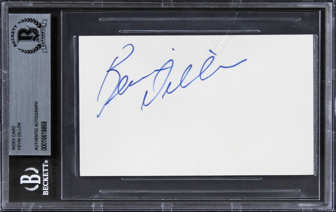 Kevin Dillon Entourage Signed 3x5 Index Card Beckett Authenticated (1 of 2)