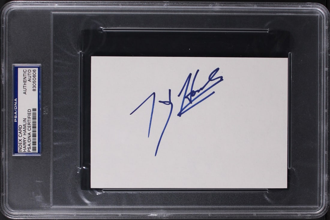 Harry Hamlin Signed Clash of the Titans 4x6 Index Card PSA/DNA (1 of 2)