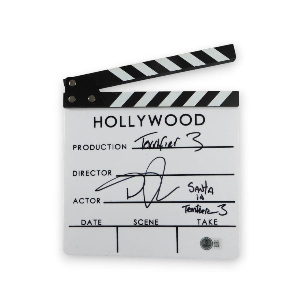 Daniel Roebuck Autographed Movie Clapper Terrifier 3 Santa BAS Authenticated (1 of 3)