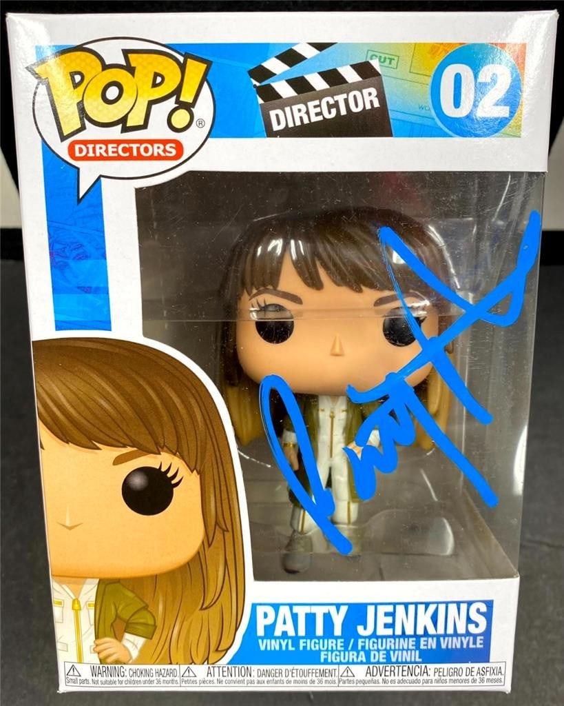 Wonder Woman Funko Pop #2 autographed by Patty Jenkins Beckett authenticated: Wonder Woman Funko Pop #2 autographed by Patty Jenkins Beckett authenticated This is an original Funko Pop! #2 Wonder Woman collectible, personally signed by director Patty Jenkins. The autograph is a