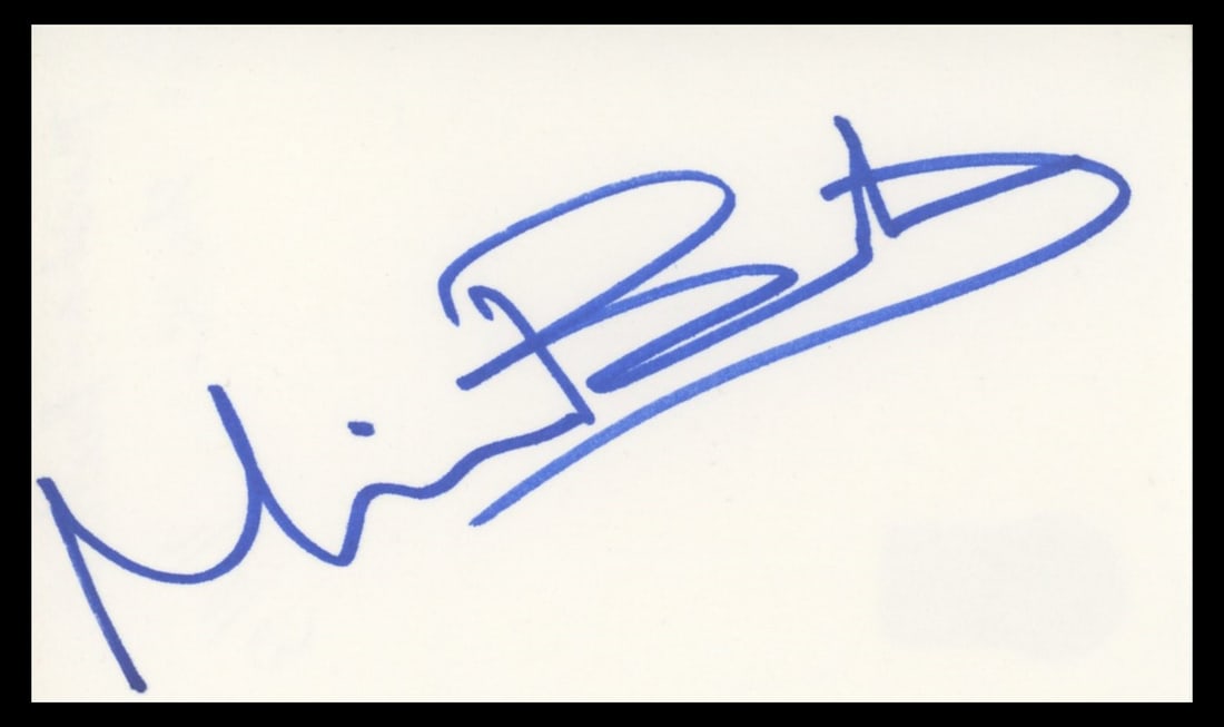 Mischa Barton Autographed 3x5 Index Card Beckett Authenticated The O.C. (1 of 2)