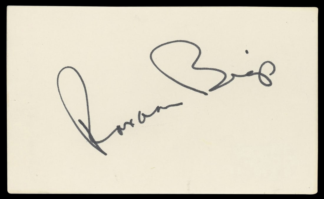Roxann Biggs Signed 3x5 Index Card Star Trek Voyager Beckett Authenticated (1 of 5)