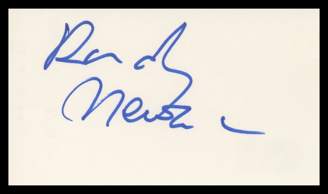 Randy Newman Signed 3x5 Index Card Beckett Authenticated Toy Story (1 of 2)