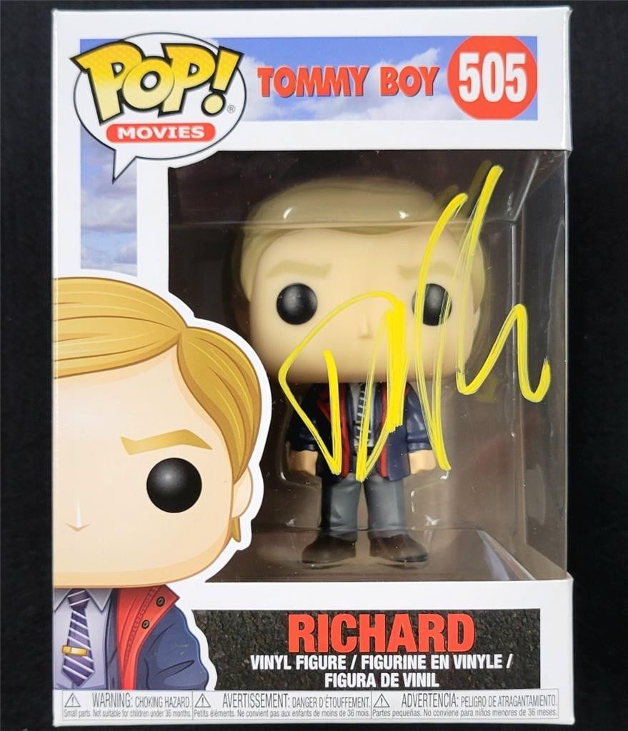 Funko Pop 505 Tommy Boy Richard signed by David Spade Beckett authenticated (1 of 6)