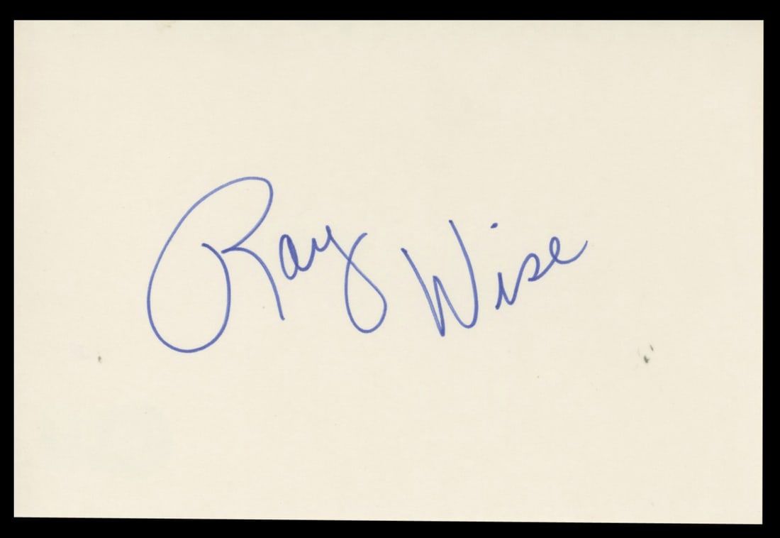 Ray Wise Twin Peaks Signed 4x6 Index Card with Beckett Authentication: Ray Wise Twin Peaks Signed 4x6 Index Card with Beckett Authentication This is an authentic signed 4x6 index card by Ray Wise, known for his role in the iconic series Twin Peaks. The autograph is 100% 