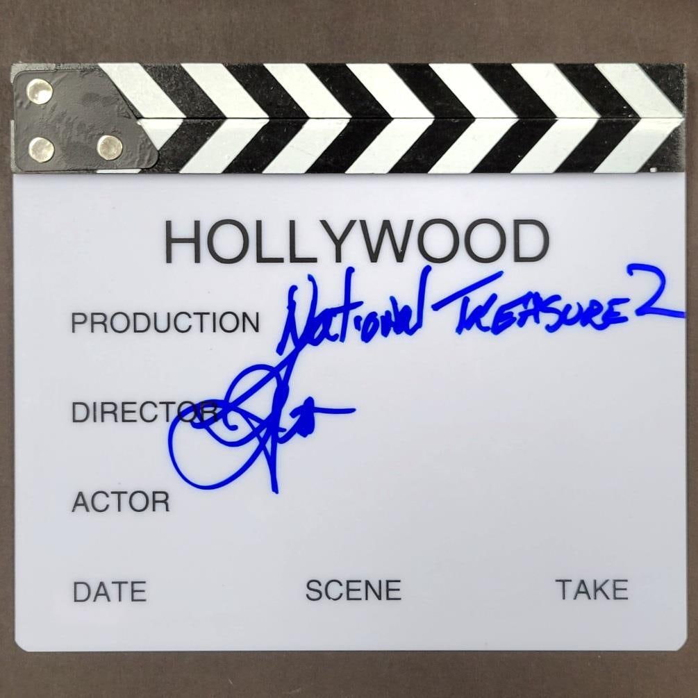 Clapboard from National Treasure 2 Signed by Jon Turteltaub Beckett Authenticated (1 of 4)