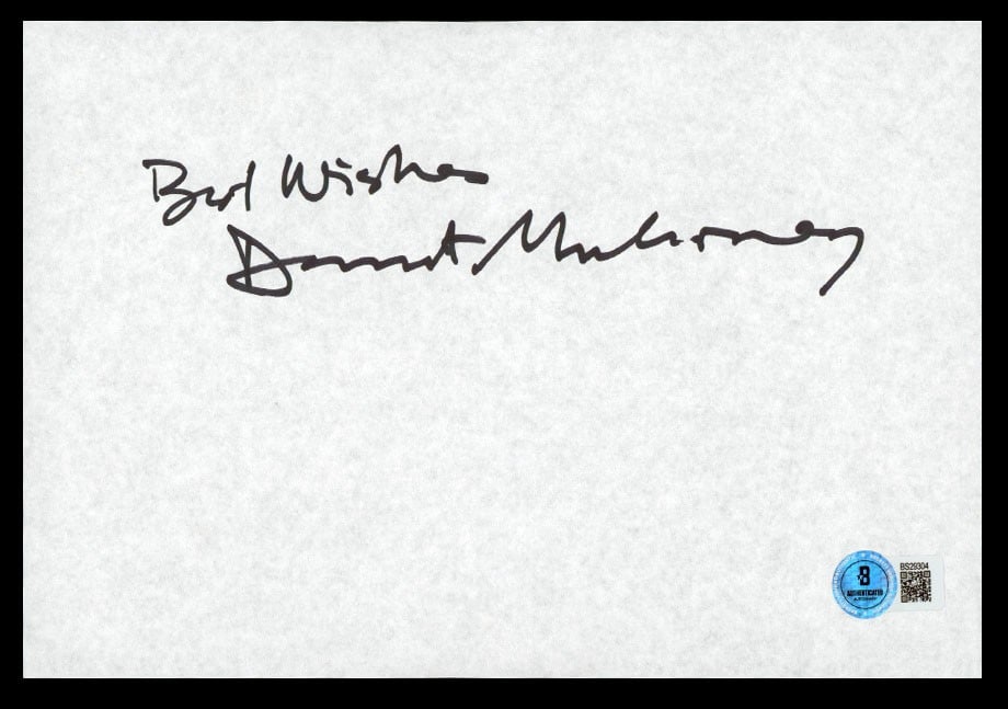 Dermot Mulroney Signed Cut Signature 6x8.75 Best Wishes BAS Authenticated (1 of 1)