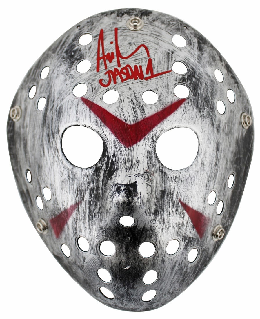 Ari Lehman Signed Friday The 13th Jason 1 Silver Mask BAS Authenticated (1 of 7)