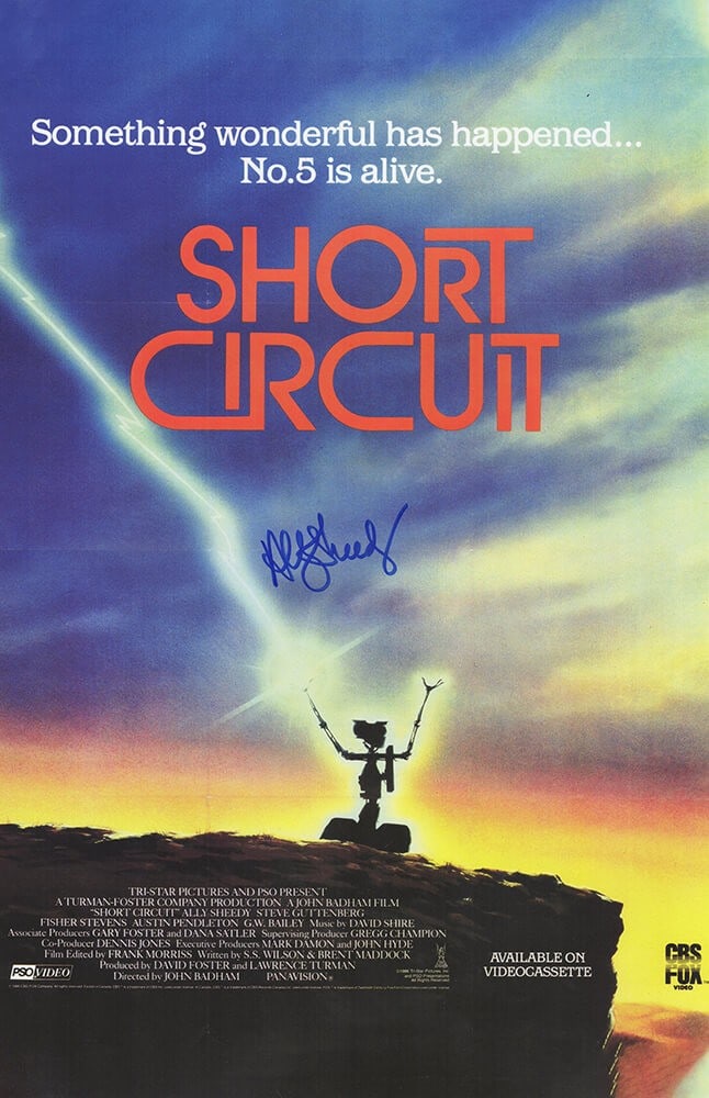 Ally Sheedy Signed Short Circuit 11x17 Poster with COA (1 of 1)