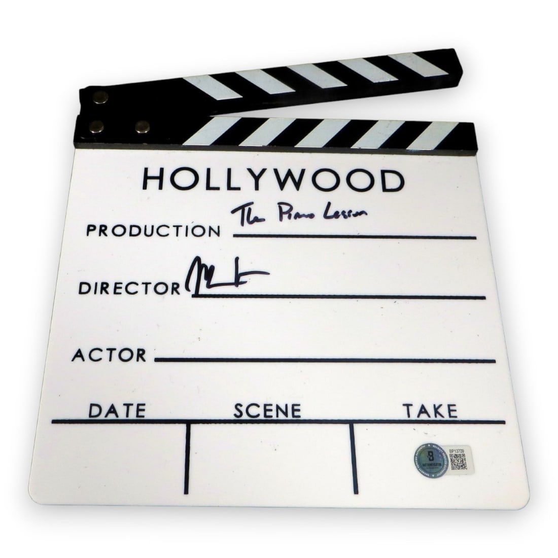 Malcolm Washington Autographed Clapper from The Piano Lesson BAS Certified (1 of 3)
