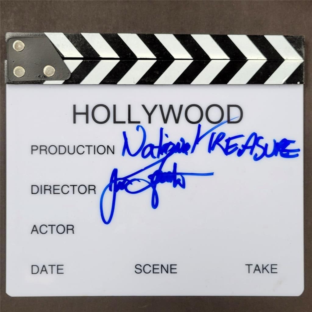 National Treasure Film Clapper Signed by Jon Turteltaub Beckett Authenticated (1 of 4)