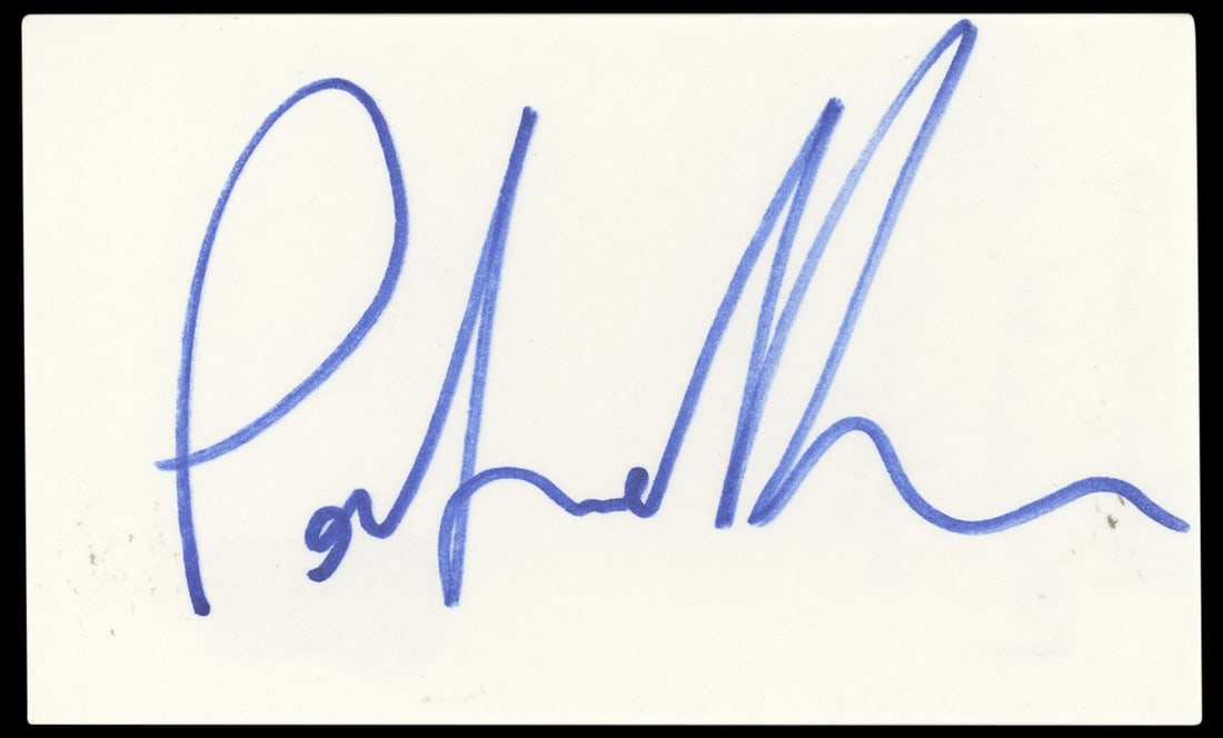 Portia de Rossi Signed 3x5 Index Card Arrested Development Beckett Authenticated (1 of 2)