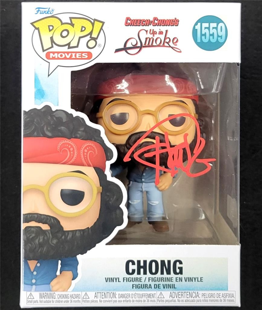 Tommy Chong Signed Funko Pop Cheech & Chong Up in Smoke Beckett Authenticated (1 of 5)