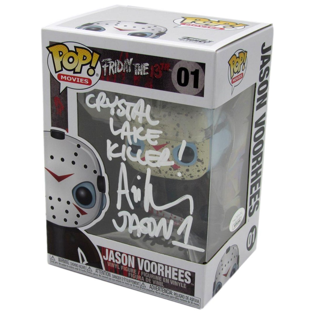 Ari Lehman Signed Funko Pop! #01 Friday the 13th Crystal Lake Killer JSA Authenticated (1 of 9)
