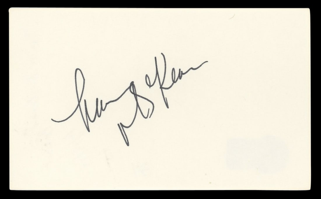 Nancy McKeon Signed 3x5 Index Card Beckett Authenticated The Facts of Life (1 of 5)