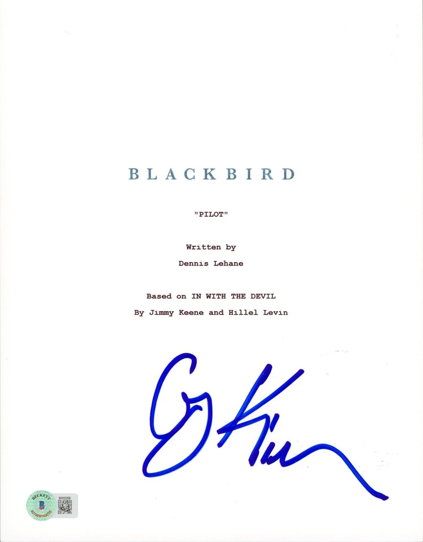 Greg Kinnear Signed Blackbird Script Cover with Beckett Authentication (1 of 3)