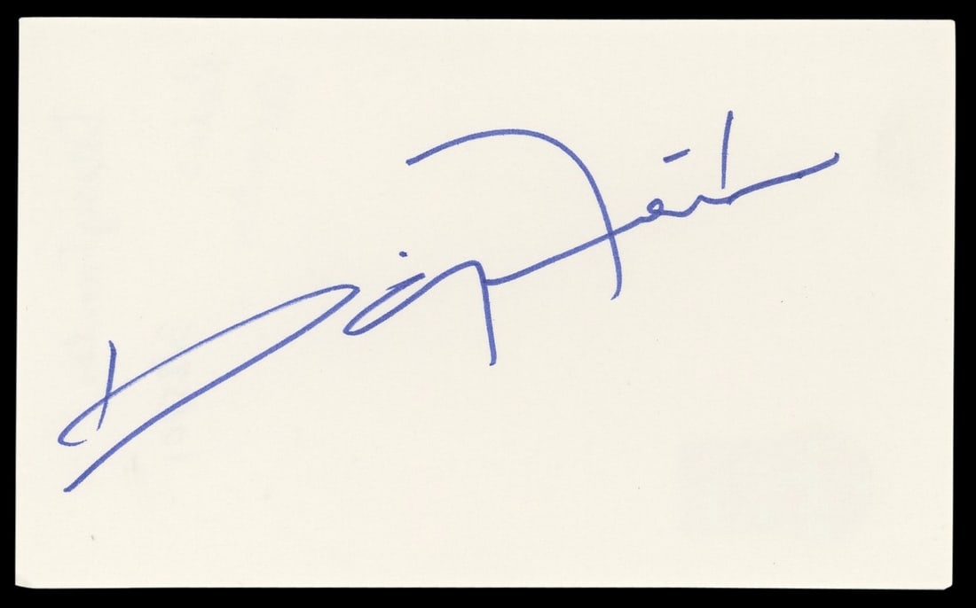 Daisy Fuentes Autographed 3x5 Index Card Beckett Authenticated Baywatch (1 of 2)