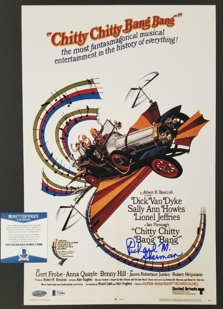 11x17 Photograph Signed by Richard Sherman from Chitty Chitty Bang Bang (1 of 1)