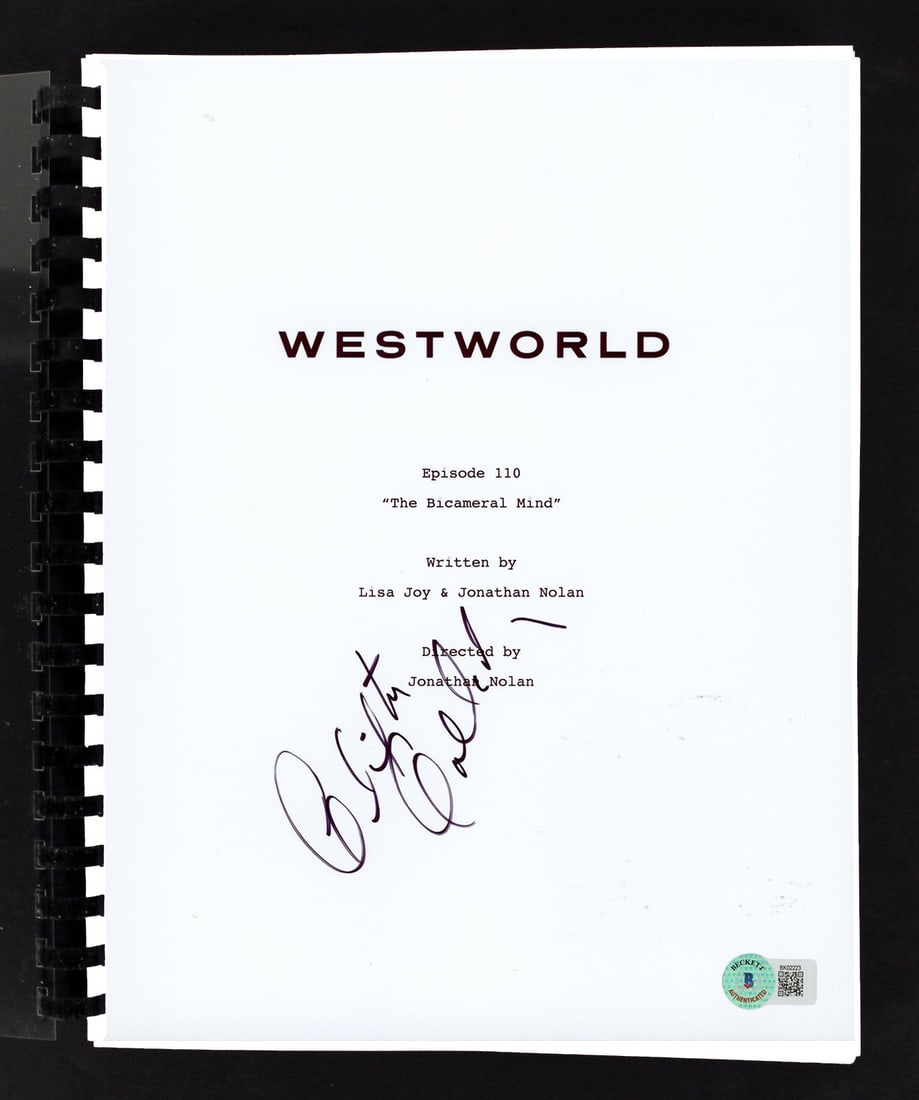 Beckett authenticated Westworld script signed by Clifton Collins Jr. (1 of 3)