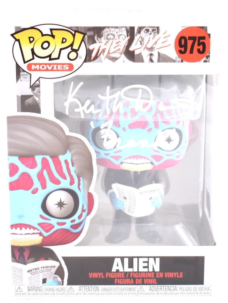 Keith David Signed Funko Pop Figurine #975 Frank Armitage Beckett Authenticated: Keith David Signed Funko Pop Figurine #975 Frank Armitage Beckett Authenticated This exceptional Keith David signed Funko Pop! figurine features Frank Armitage from the cult classic film "They Live." 
