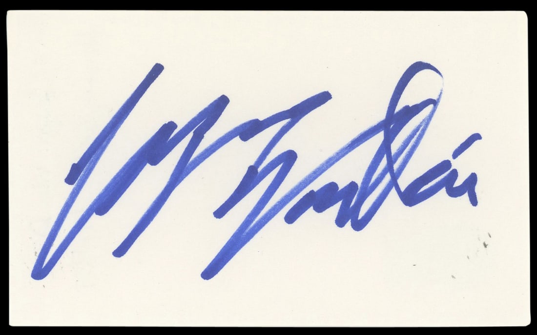 Casper Van Dien Signed Starship Troopers 3x5 Index Card Beckett Authenticated (1 of 5)