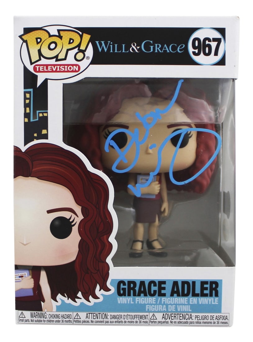 Beckett signed Grace Adler 967 Funko Pop by Debra Messing (1 of 7)