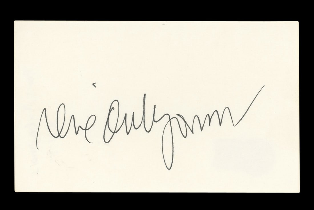 Rene Auberjonois Star Trek Signed 3x5 Index Card BAS Authenticated: Rene Auberjonois Star Trek Signed 3x5 Index Card BAS Authenticated This authentic 3x5 index card has been personally signed by Rene Auberjonois, renowned for his role in Star Trek: Deep Space Nine. Th