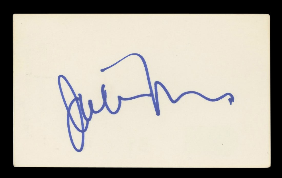 Julianne Moore Signed 3x5 Index Card Beckett Authenticated Far From Heaven (1 of 5)