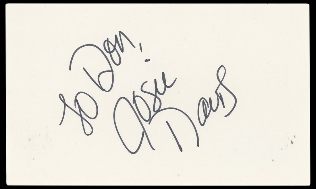 Josie Davis Signed 3x5 Index Card Charles in Charge Beckett Authenticated: Josie Davis Signed 3x5 Index Card Charles in Charge Beckett Authenticated This authentic 3x5 index card features the signature of Josie Davis, recognized for her role in the beloved television series 