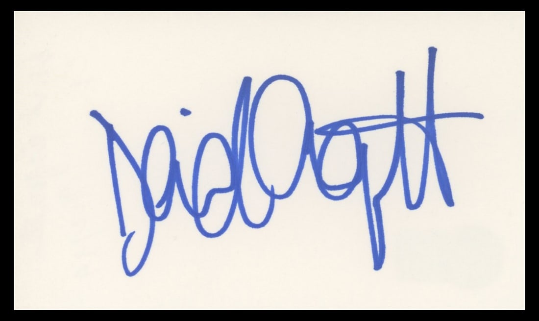 David Arquette Signed 3x5 Index Card Beckett Authenticated Scream Autograph (1 of 2)