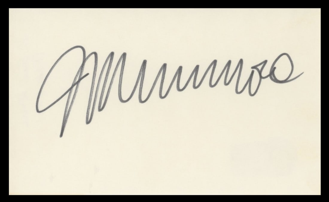 Michael Moore Signed 3x5 Index Card Beckett Authenticated Roger and Me: Michael Moore Signed 3x5 Index Card Beckett Authenticated Roger and Me This 3x5 index card features the authentic signature of Michael Moore from "Roger & Me." The autograph is verified by Beckett Aut