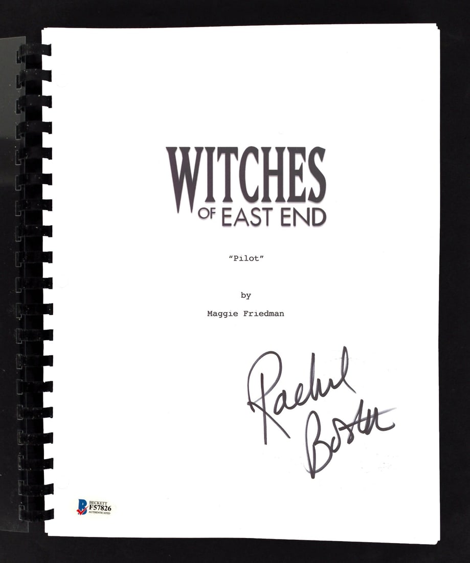 Rachel Boston signed Witches of East End pilot episode replica script Beckett (1 of 3)