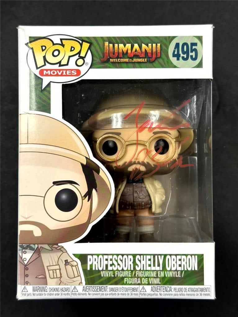 Shelly Oberon Funko Pop signed by Jack Black with Beckett BAS authentication: Shelly Oberon Funko Pop signed by Jack Black with Beckett BAS authentication This Funko Pop! figure of Shelly Oberon from Jumanji is personally signed by Jack Black. The autograph is authenticated by 