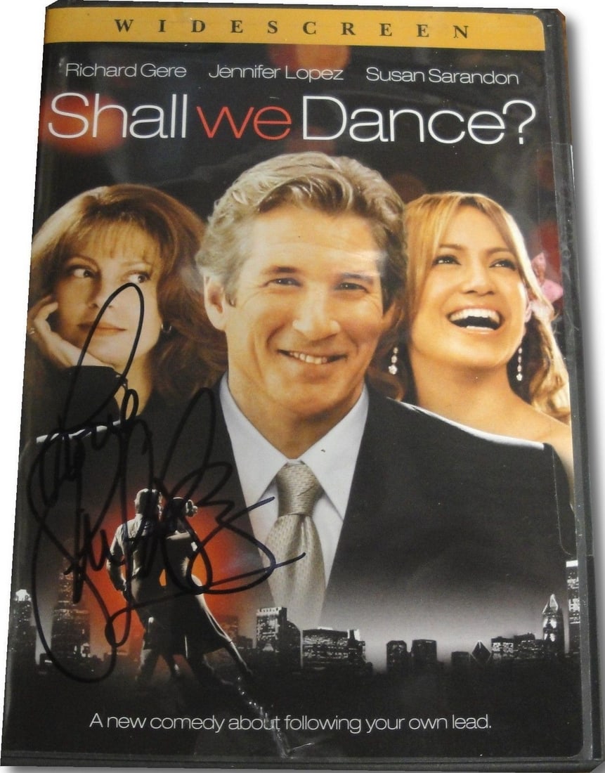 Jennifer Lopez Signed Shall We Dance DVD Cover Global Authentics Certified: Jennifer Lopez Signed Shall We Dance DVD Cover Global Authentics Certified This is a DVD cover for "Shall We Dance" that has been hand signed by Jennifer Lopez. The autograph has been authenticated by