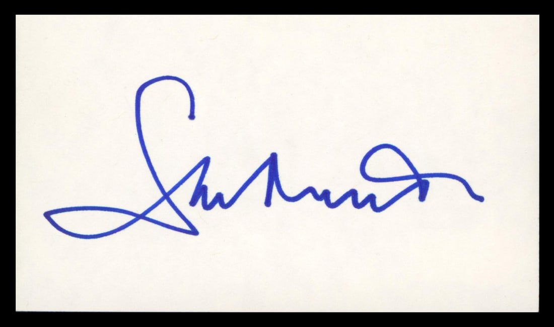 Sam Mendes American Beauty Signed Index Card with BAS Authentication (1 of 2)