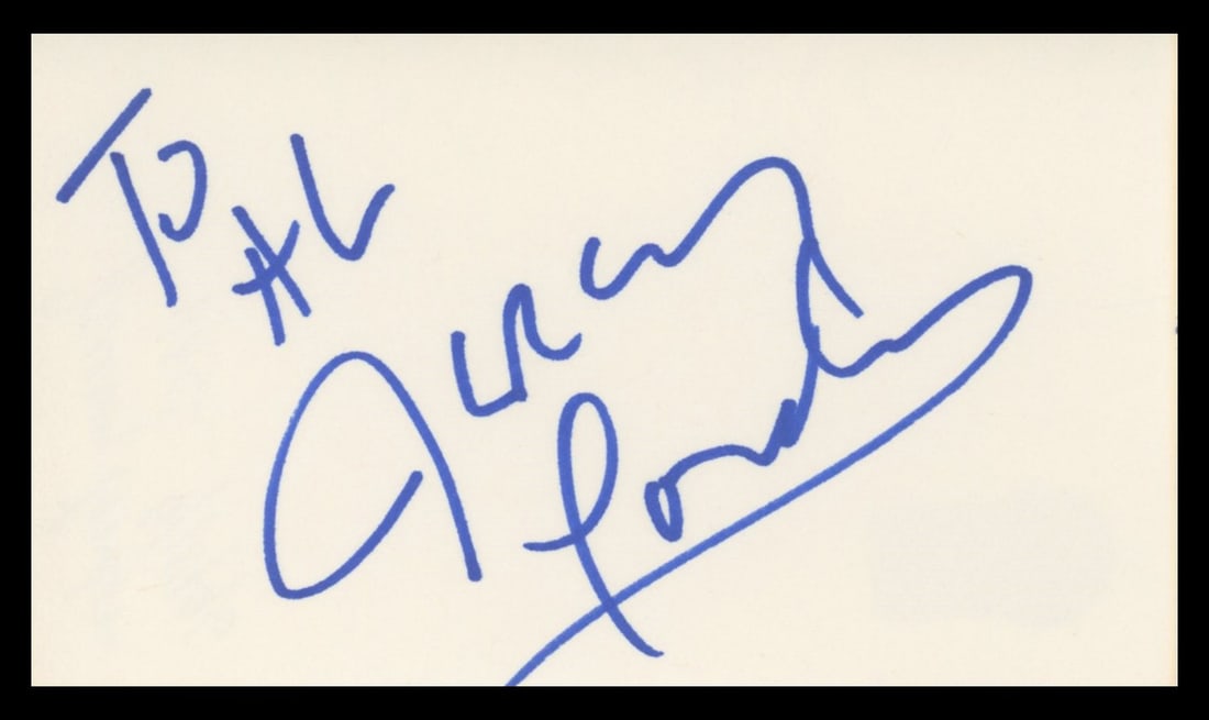 Jeremy London Signed 3x5 Index Card To Al Beckett Authenticated Mallrats (1 of 2)
