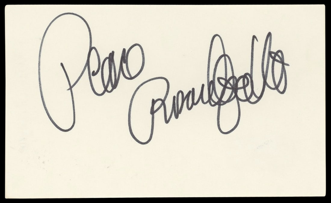Rosanna Arquette Signed 3x5 Index Card with Peace Inscription BAS Certified: Rosanna Arquette Signed 3x5 Index Card with Peace Inscription BAS Certified This authentic signed 3x5 index card features the inscription "Peace" personally signed by actress Rosanna Arquette. The ite