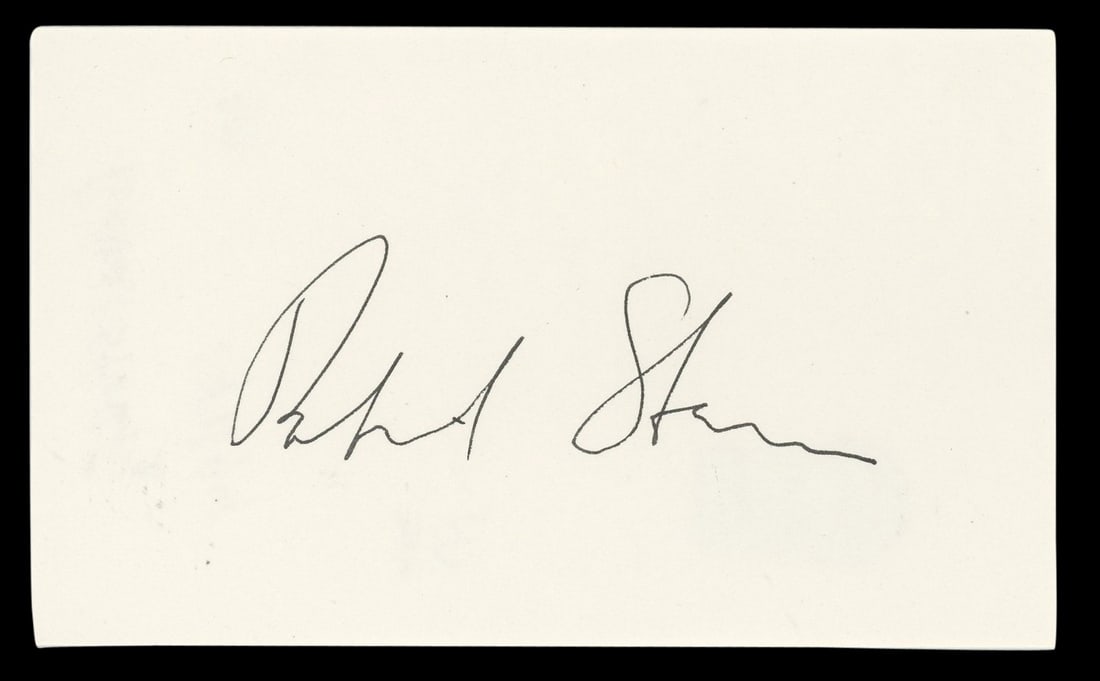 Robert Sterling Roughshod Signed 3x5 Index Card Beckett Authenticated: Robert Sterling Roughshod Signed 3x5 Index Card Beckett Authenticated This authentic 3x5 index card has been personally signed by Robert Sterling of Roughshod. It comes with a Beckett Authentication S