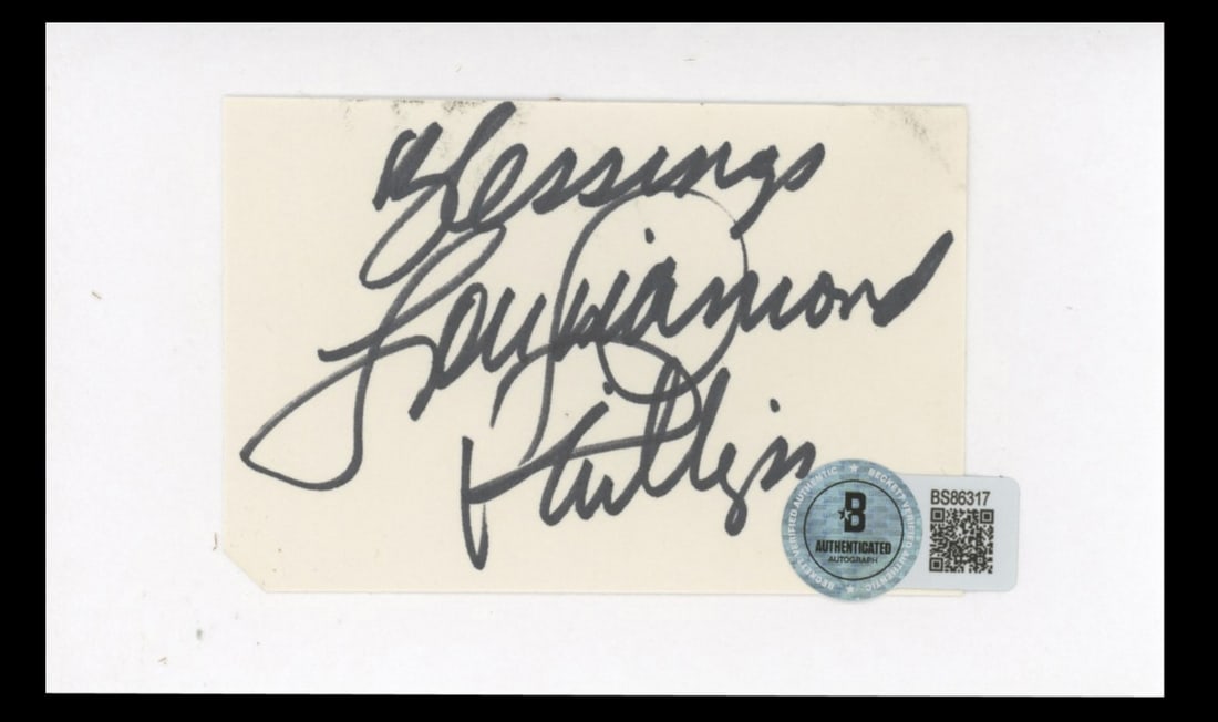 Lou Diamond Phillips Signed Cut Signature La Bamba Blessings BAS Authenticated (1 of 1)