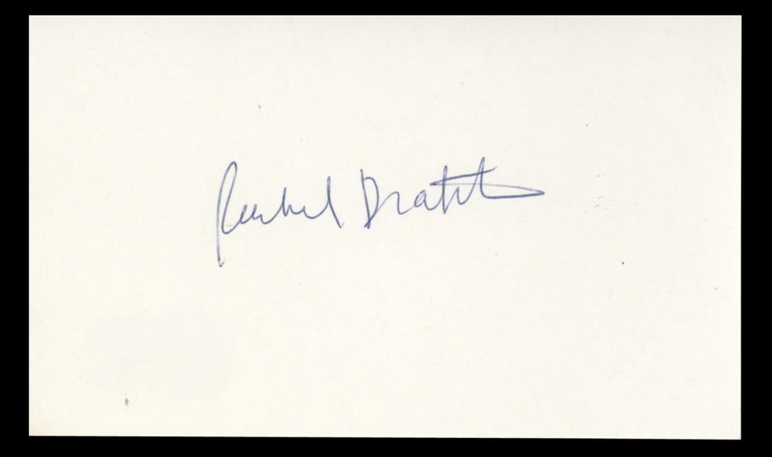 Rachel Dratch Signed 3x5 Index Card The King Of Queens BAS Authenticated (1 of 2)