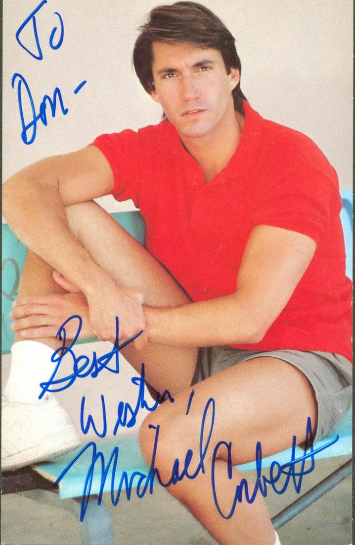 Michael Corbett Signed The Young and the Restless Postcard BAS Authenticated (1 of 5)