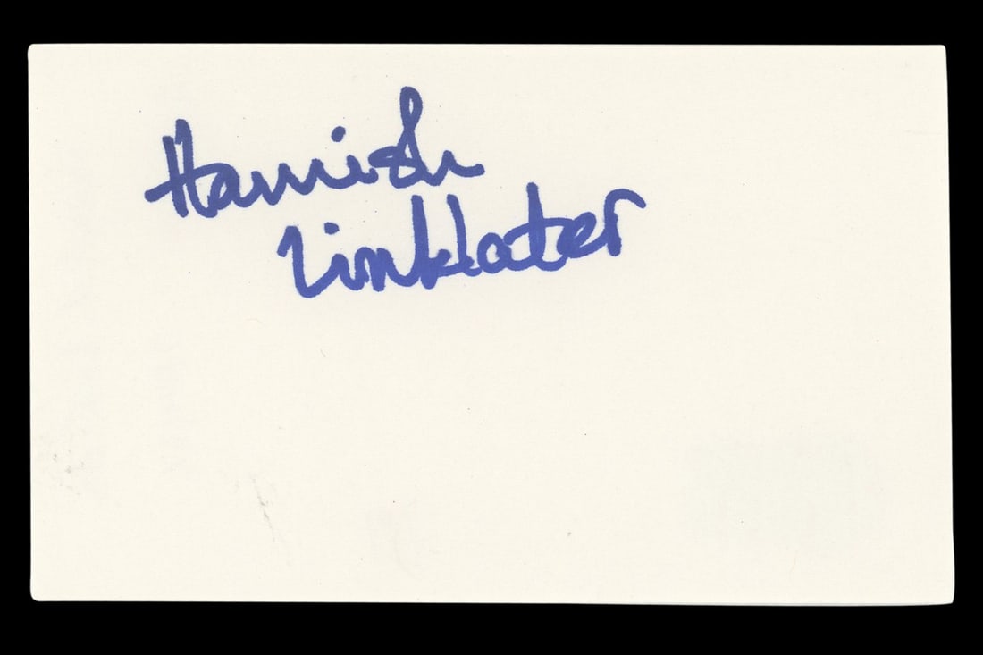 Hamish Linklater Signed 3x5 Index Card The Crazy Ones BAS Authentic (1 of 5)